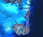 SPOT image of Caicos